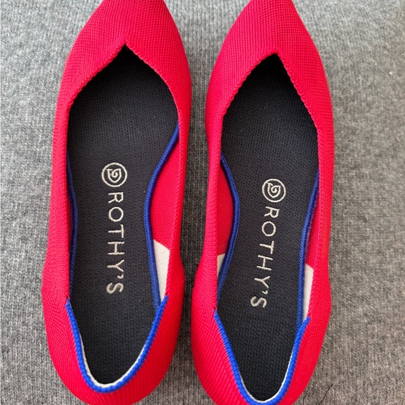 Rothy's Red Pointed Flats - Picture 15 of 15